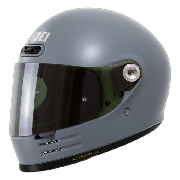 Shoei Glamster06 Basalt Grey – Neo-Retro Full-Face Helmet ECE 22.06 – with optional visor
