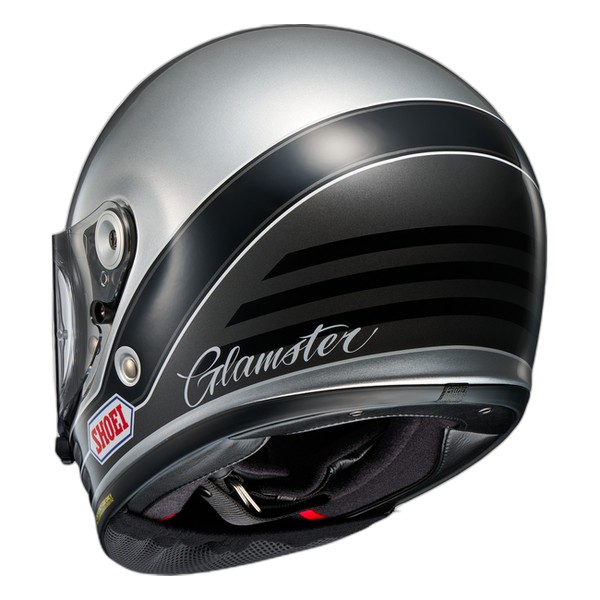 Shoei Glamster06 Abiding TC-10 – Neo-Retro Full-Face Helmet ECE 22.06 – rear view