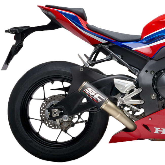 SC-Project CR-T slip-on silencer Honda CBR 1000 RR-R SC82 titanium carbon H35A-T36