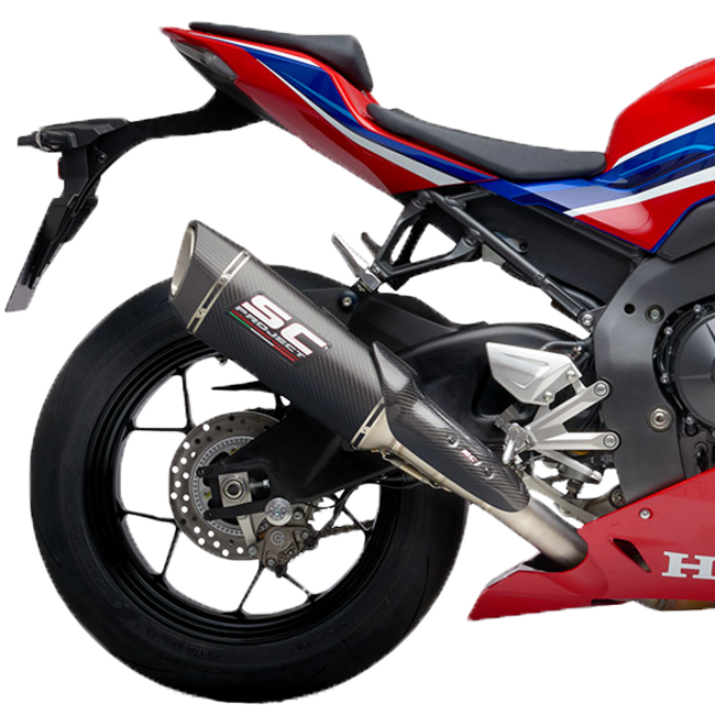 SC-Project SC1-R slip-on silencer for Honda CBR 1000 RR-R SC82 carbon and titanium finish