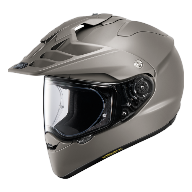Shoei Hornet ADV 06 Chalk Grey – front view