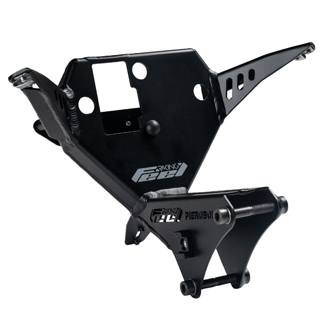 Feel Racing FR.010.KIT racing front subframe for Ducati Panigale V2 890 with connector bracket and T-air support
