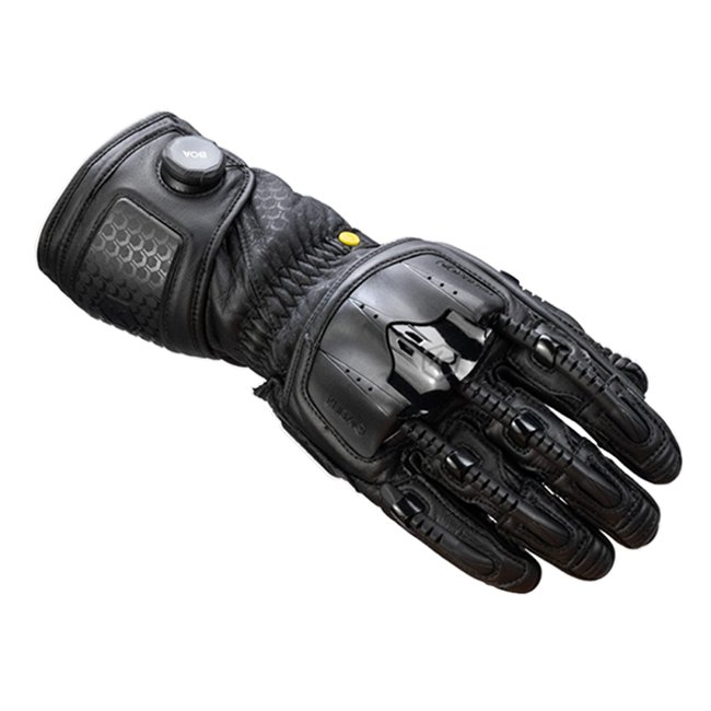Knox Handroid MK5 men's racing leather gloves in black