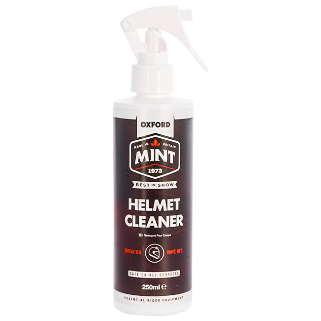 Oxford Mint Visor and Helmet Cleaner 250ml spray bottle