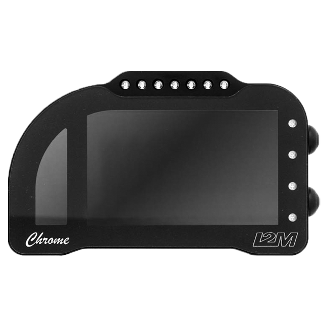 I2M Chrome Plus2 racing dashboard for Ducati Panigale V4 and V4 S 2025-2026