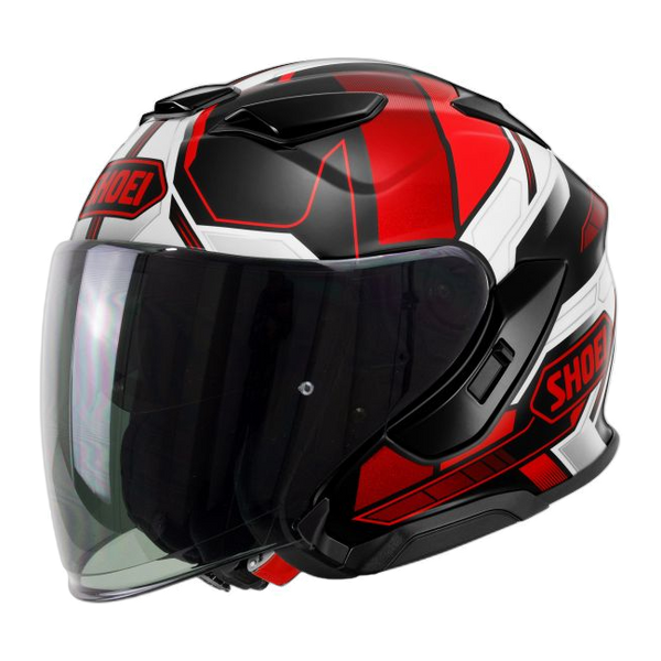 Shoei J-Cruise 3 Whizzy TC-1 – with the optional dark smoke visor