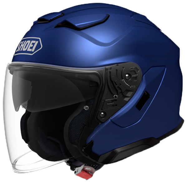 Shoei J-Cruise 3 Matt Blue Metallic – Premium Jet Helmet ECE 22.06