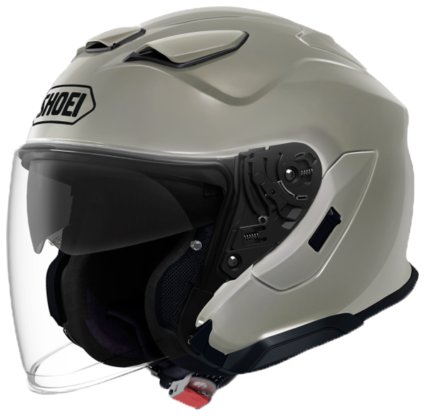 Shoei J-Cruise 3 Chalk Grey – Premium Jet Helmet ECE 22.06