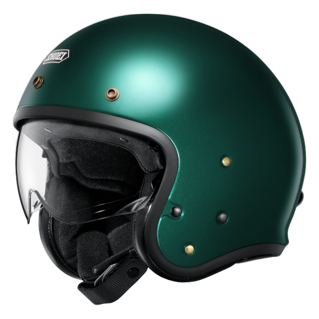 Shoei J•O2 British Green – front view