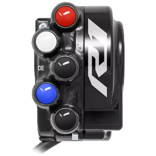 JetPrime CNC aluminium throttle housing with handlebar switch for Yamaha YZF-R1/M RN65