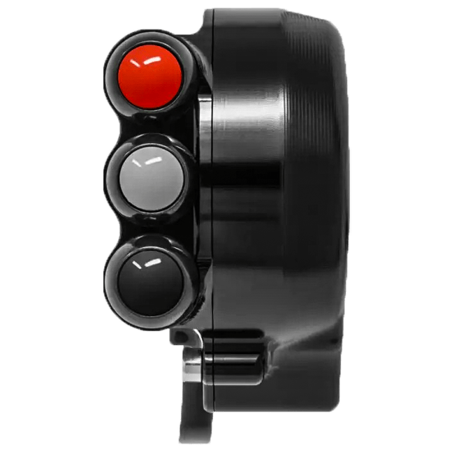 JetPrime JP ACC 056 CNC Ergal throttle housing with handlebar switch for Ducati Panigale V4 2025-2026