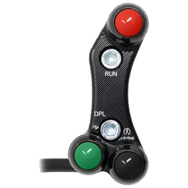 JetPrime right handlebar switch unit for Ducati Panigale V4/S 2018-2024 JP PLD 020