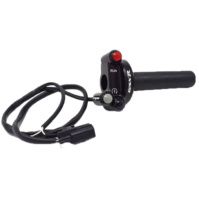JetPrime JP ACC 011 aluminium throttle housing with handlebar switch for Suzuki GSX-R 1000