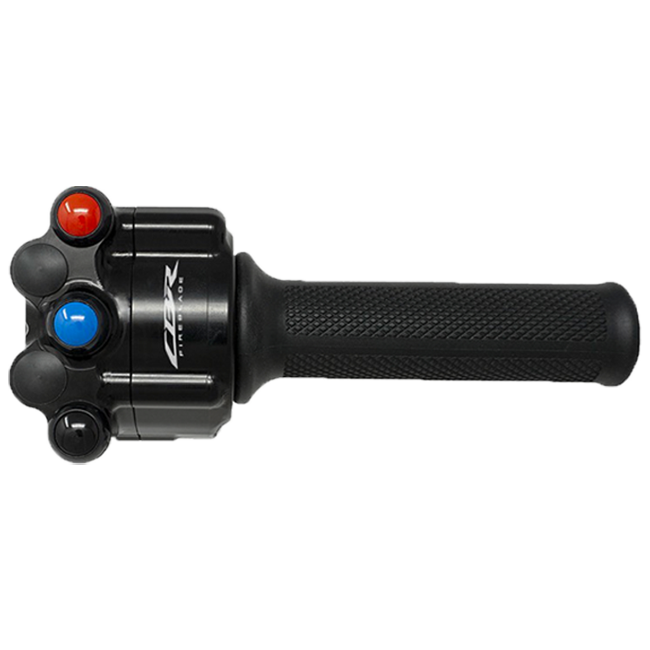 JetPrime CNC aluminium throttle housing Honda CBR 1000 RR SC77 black anodised JP ACC 017