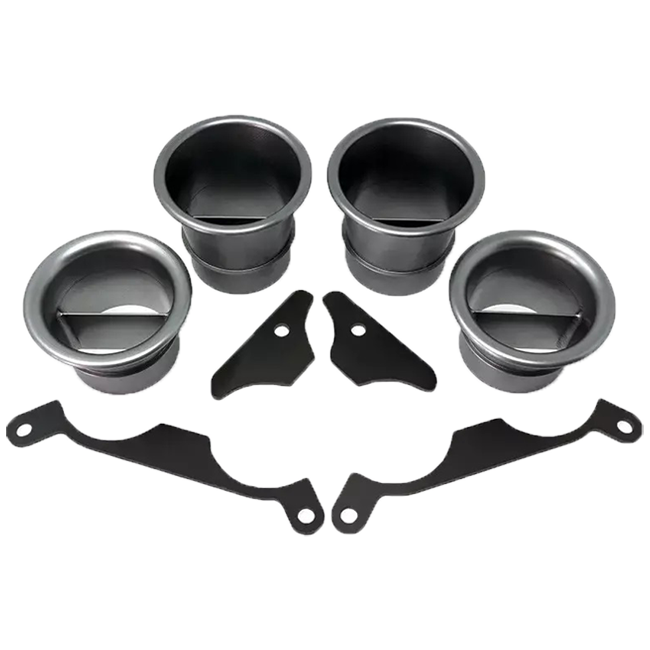 JetPrime racing air funnels JP ATR 027 for Honda CBR 1000 RR-R SC82, Ergal 7075-T6 CNC machined