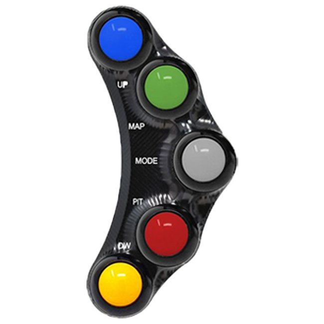 JetPrime Race Left Handlebar Switch JP PLSR 003 for Yamaha YZF-R1/M RN32 RN49 2015-2019