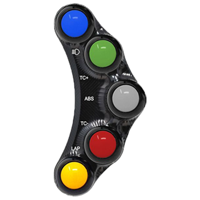 JetPrime Race left handlebar switch unit for BMW S1000RR K46 2015-2018 – JP PLSR 008