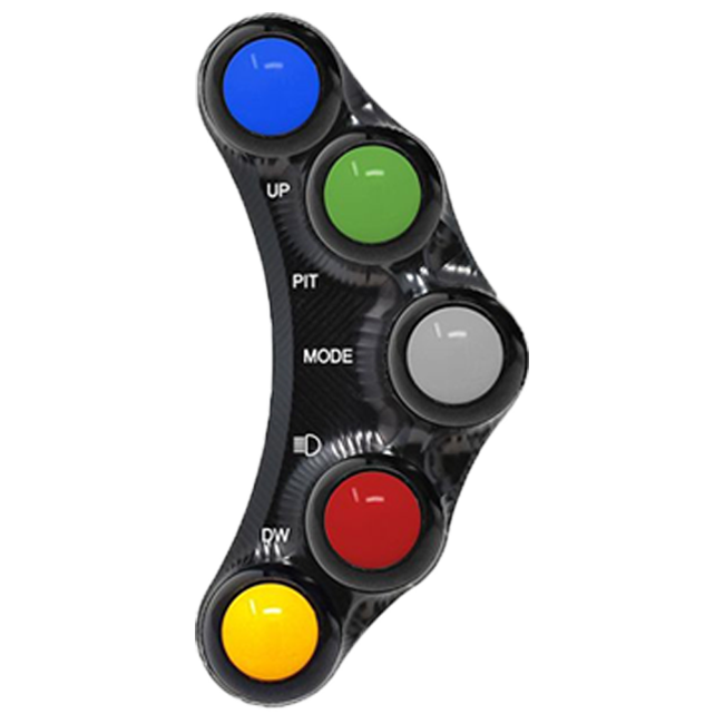 JetPrime JP PLSR 011 race left handlebar switch for Suzuki GSX-R 1000 2017-2023