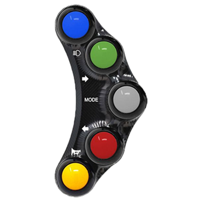 JetPrime left handlebar switch JP PLS 004 for Kawasaki ZX-10 R/RR 2016-2020