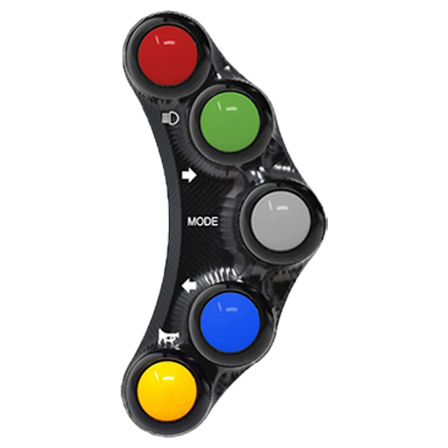 JetPrime Street left handlebar switch JP PLS 009 for Aprilia RSV4 2009-2016