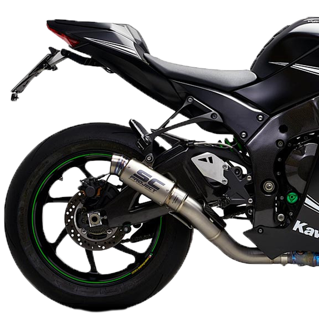 SC-Project GP70-R titanium slip-on silencer Kawasaki ZX-10R 2016-2020 K22A-DET70T