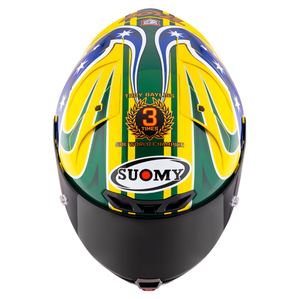 Suomy S1-XR GP full-face helmet in Troy Bayliss Replica 2005 gloss livery