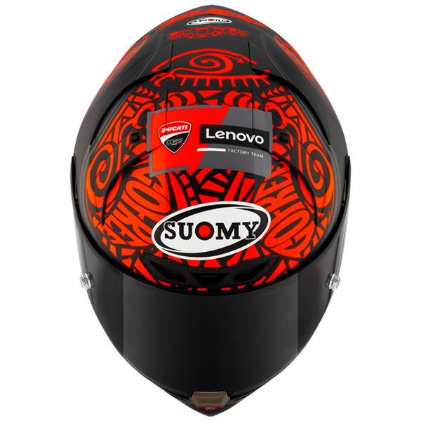 Suomy S1-XR GP Francesco Pecco Bagnaia Replica 2024 full-face racing helmet matte finish