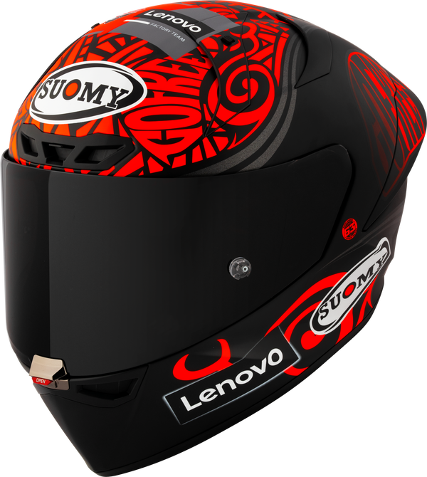 Suomy S1-XR GP Francesco Pecco Bagnaia Replica 2024 full-face racing helmet matte finish