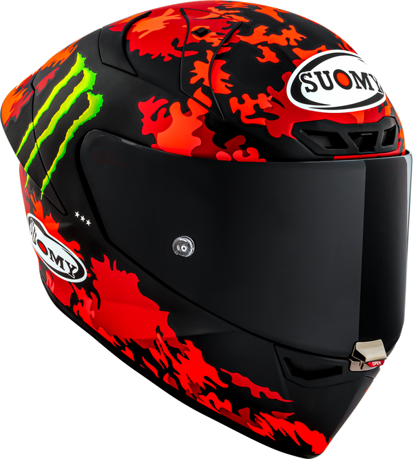 Suomy S1-XR GP helmet Pecco Bagnaia Monster Replica 2025 matte finish K6SX0017