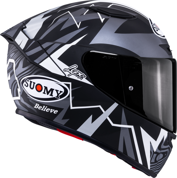 Suomy Track-1 Sam Lowes Replica 2025 Winter Edition matte full-face helmet K6T10021