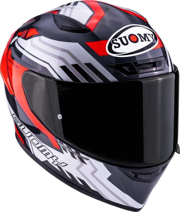 Suomy Track-1 Framework White/Red full-face helmet K6T10022