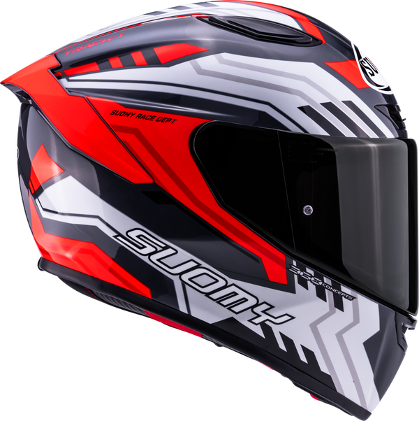 Suomy Track-1 Framework White/Red full-face helmet K6T10022