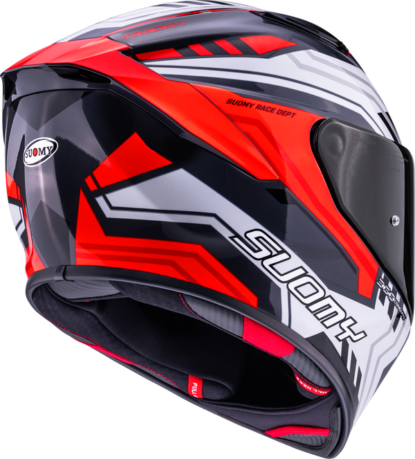 Suomy Track-1 Framework White/Red full-face helmet K6T10022