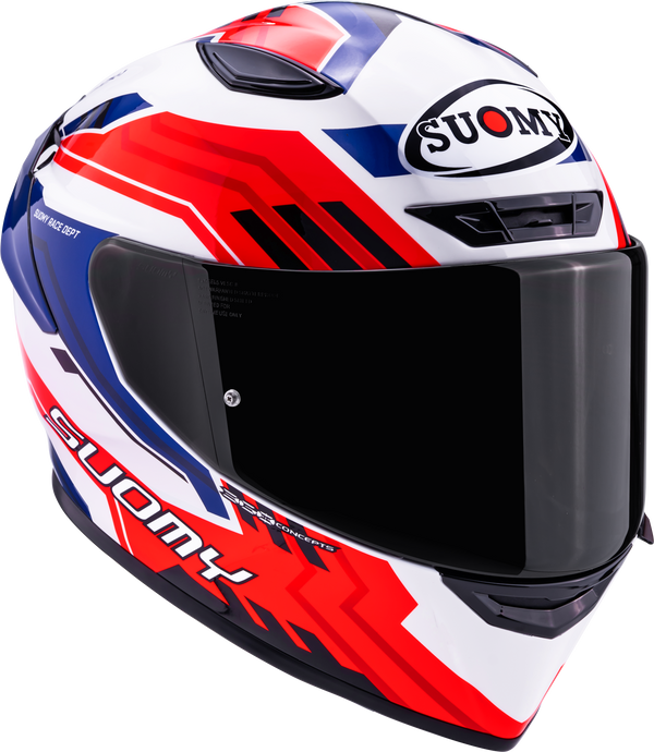 Suomy Track-1 full-face helmet Framework White Red Blue K6T10023