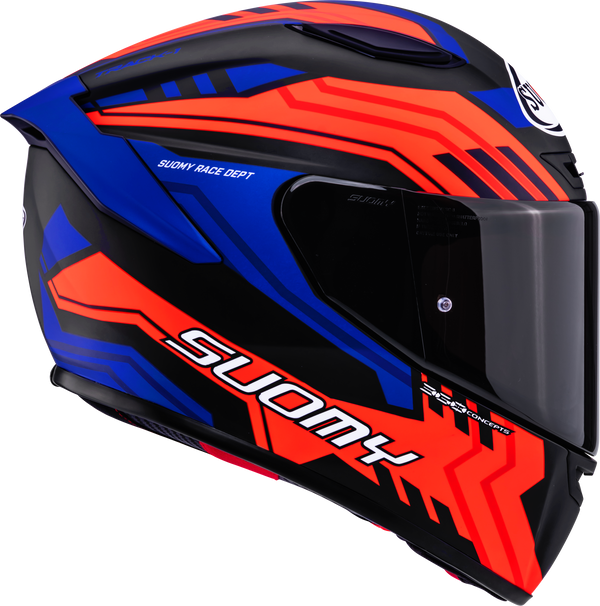 Suomy Track-1 full-face helmet Framework matte black red blue K6T10024