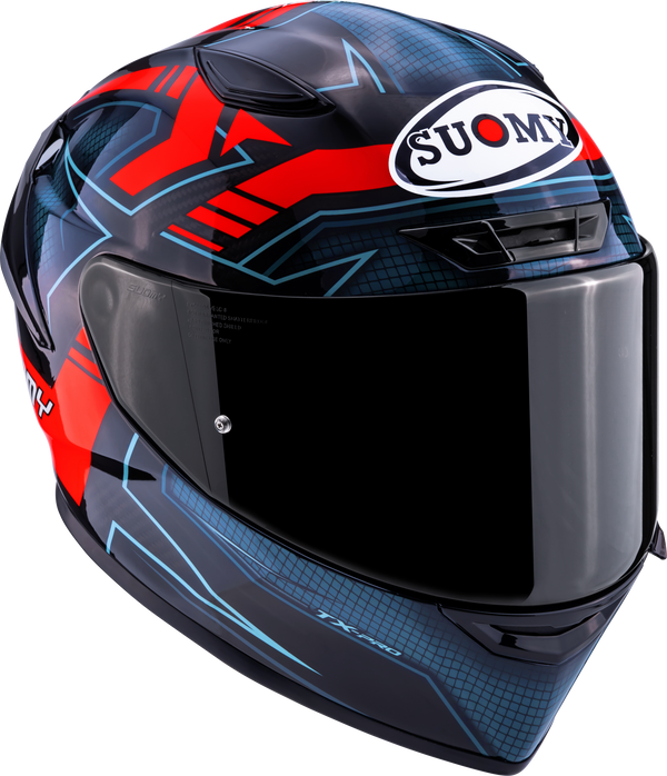 Suomy TX-Pro full-face helmet in Flawless Red, part number K6TX0013