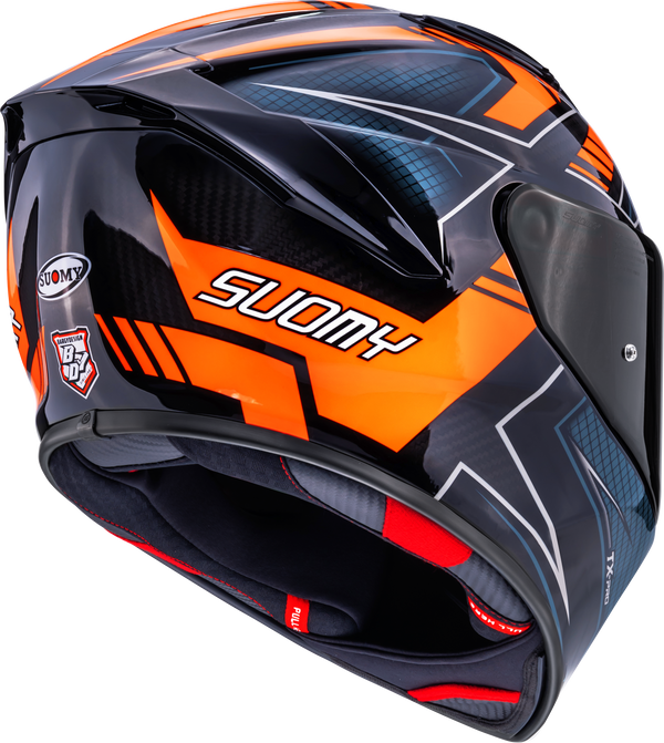 Suomy TX-Pro full-face helmet in Flawless Orange K6TX0015