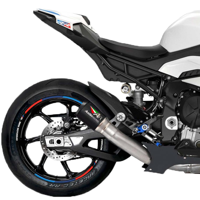 Austin Racing GP1R GP2R V3 titanium slip-on exhaust with de-cat pipe for BMW S1000RR K67