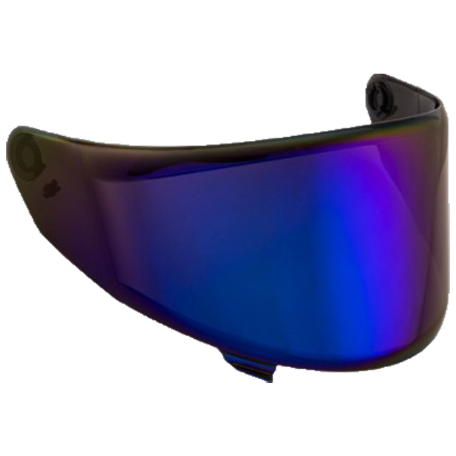 KYT NZ-Race replacement visor in iridium blue mirror finish, part YANF0VB0