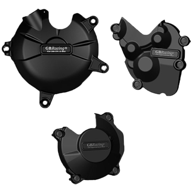 GBRacing engine cover protector complete set for Kawasaki ZX-6R 636 RR 2013–2026