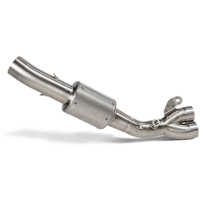 Akrapovic stainless steel link pipe with resonator for Honda CBR1000RR-R SC82 2020-2023