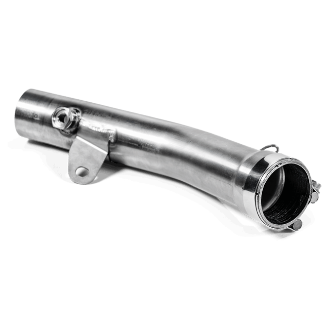 Akrapovic stainless steel link pipe L-K6SO8/2 for Kawasaki ZX-6R 2023–2026