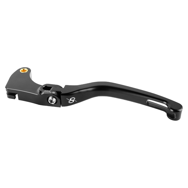 Bonamici Racing LC010 folding clutch lever for Aprilia RS 660 in anodised aluminium