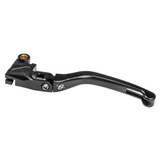 Bonamici Racing LC040 folding clutch lever for Kawasaki ZX-10 R/RR in anodised aluminium
