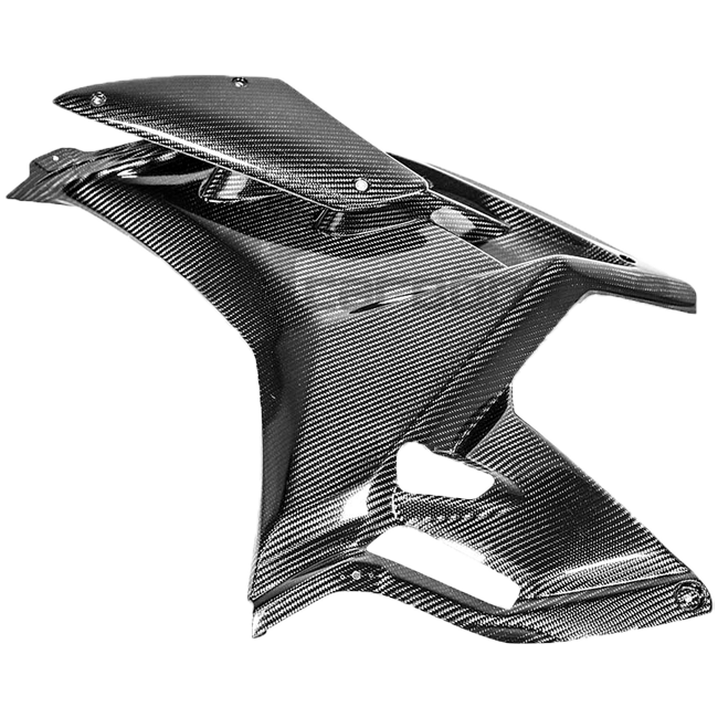 AP Carbon Line 200g twill carbon left side panel for Aprilia RSV4 1100 Factory 2021-2026
