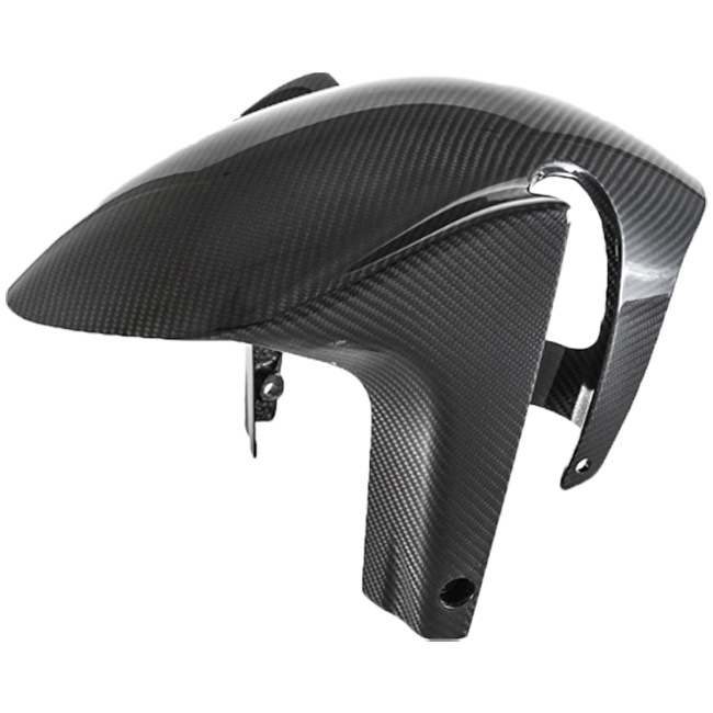 Fullsix carbon front mudguard for Aprilia RSV4 1100 Factory in 245 twill carbon finish