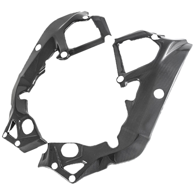 Fullsix carbon frame protection guard extension set for BMW S1000RR K46 2015-2018