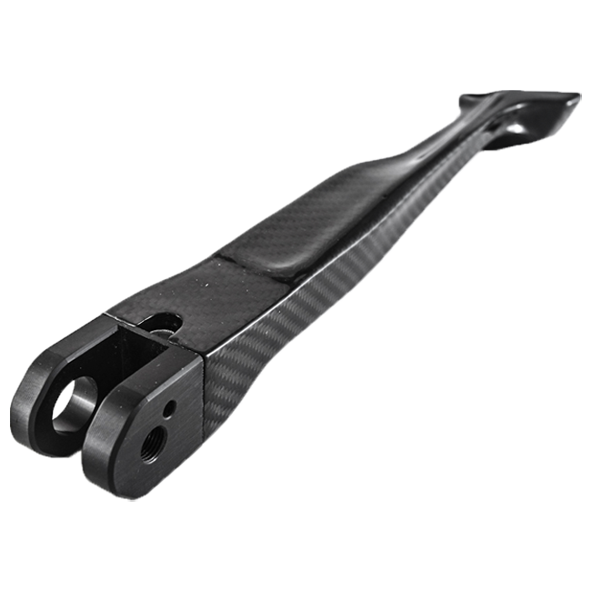 Fullsix carbon side stand for BMW S1000RR K67 2019-2026 in 245 Twill weave