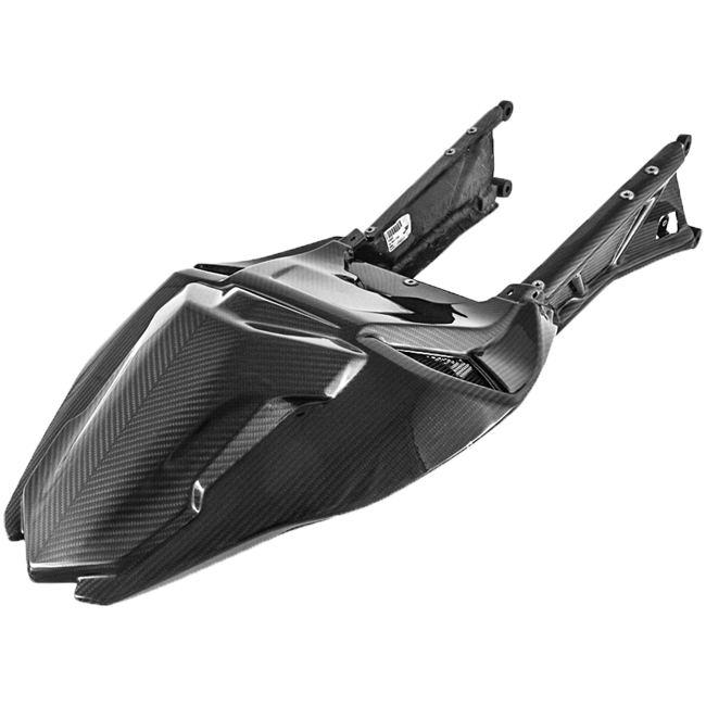 Fullsix carbon monocoque self-supporting tail section for BMW S1000RR K67 2019-2022, 245 Twill weave