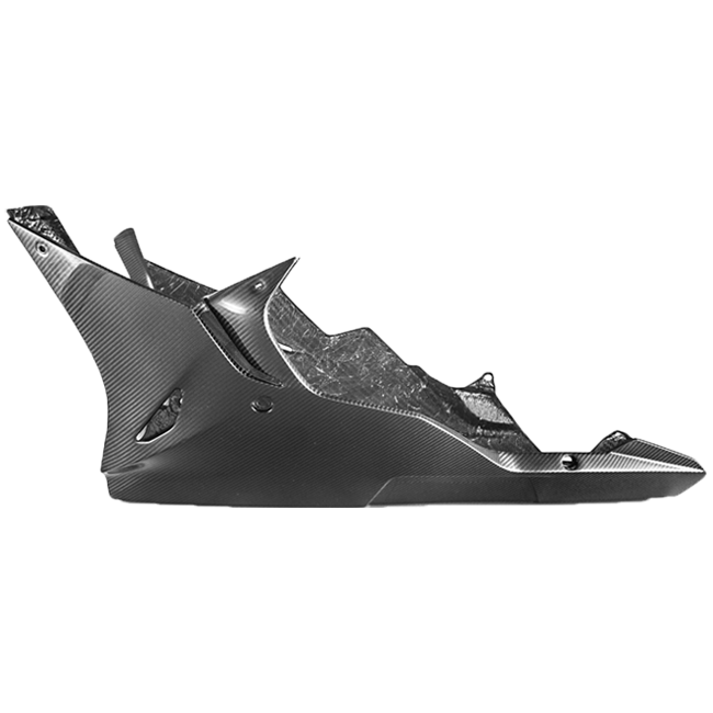 Fullsix Carbon Race Belly Pan for BMW S1000RR K46 2015-2018 in 245 Twill gloss finish
